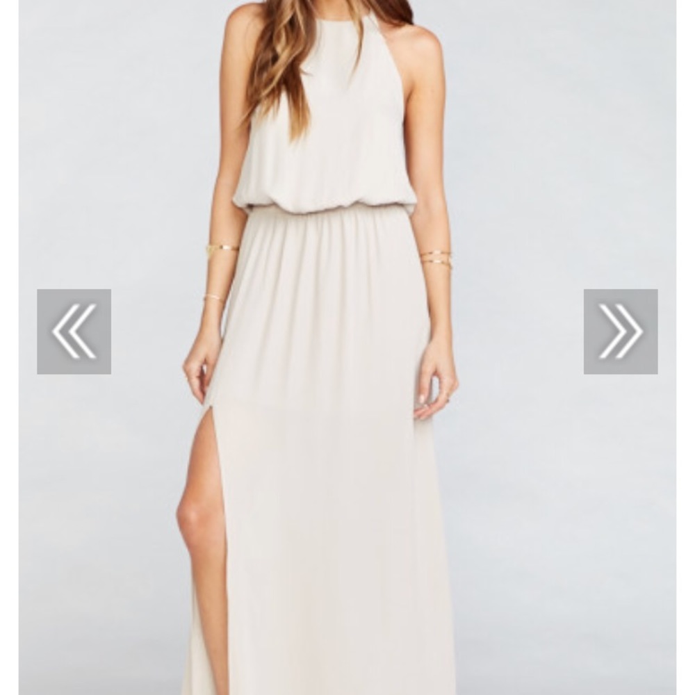 Show Me Your Mumu Bridesmaid/Maxi Dress- Crisp